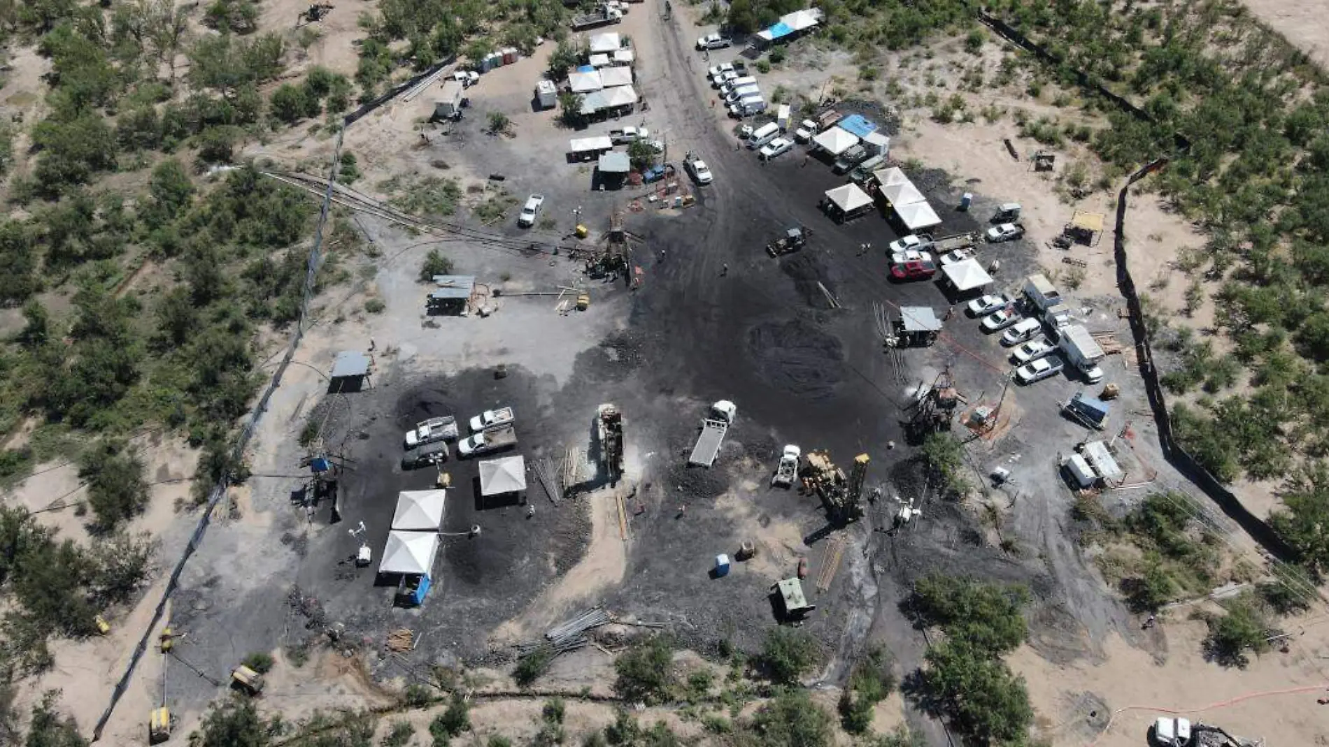 Labores de rescate en mina El Pinabete